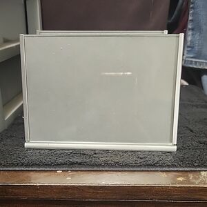 2 -Silver Glass Photo Frame 4x6